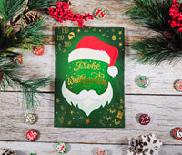 Weihnachtskarte mit Musik, Stimmungsvolle Jingle Bells' Rock-Version beim Öffnen, 3 Santa-Soundeffekte, Eleganter Goldprint